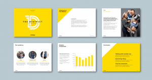 InDesign to PowerPoint presentation template for financial consultancy. Client: Ashe Morgan
