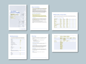 Word strata plan template for insurance company