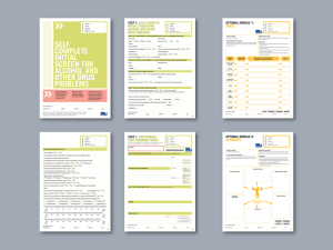 Turning Point Word screening forms for addiction treatment center