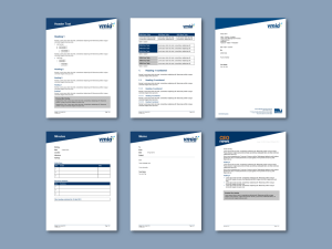 VMIA Word report, letterhead, minutes, memo, and newsletter templates for insurance authority
