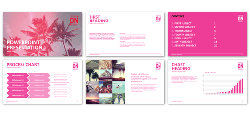 Cotton On PowerPoint template