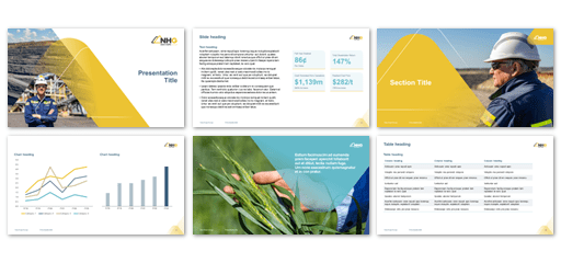 New Hope Group PowerPoint presentation template